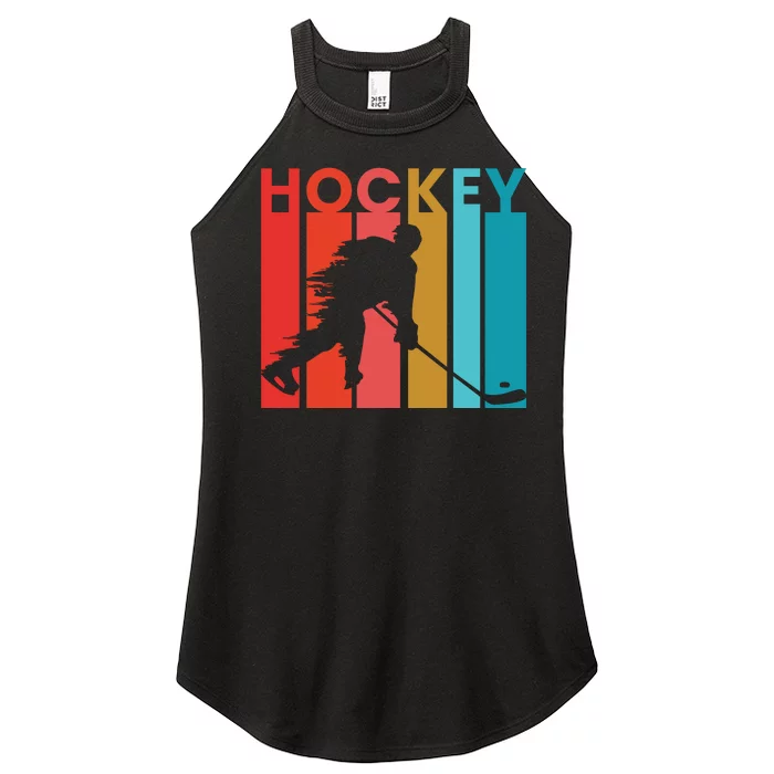 Retro Poster Hockey Lovers Women’s Perfect Tri Rocker Tank