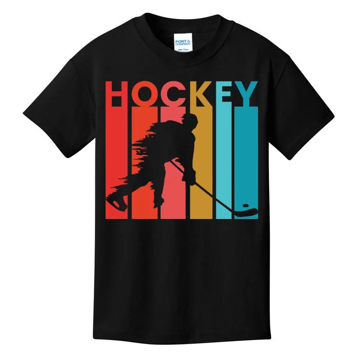Retro Poster Hockey Lovers Kids T-Shirt