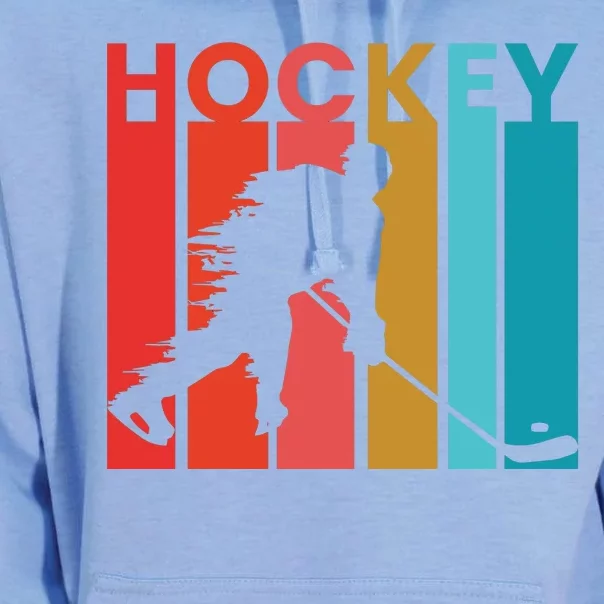 Retro Poster Hockey Lovers Unisex Surf Hoodie