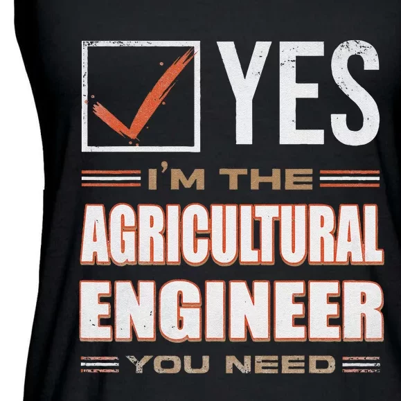 Retro Profession IM The Agricultural Engineer Ladies Essential Flowy Tank