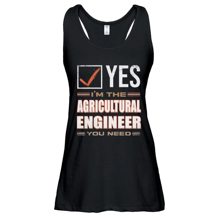 Retro Profession IM The Agricultural Engineer Ladies Essential Flowy Tank