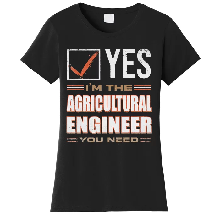 Retro Profession IM The Agricultural Engineer Women's T-Shirt