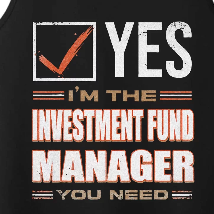 Retro Profession IM The Investment Fund Manager Performance Tank