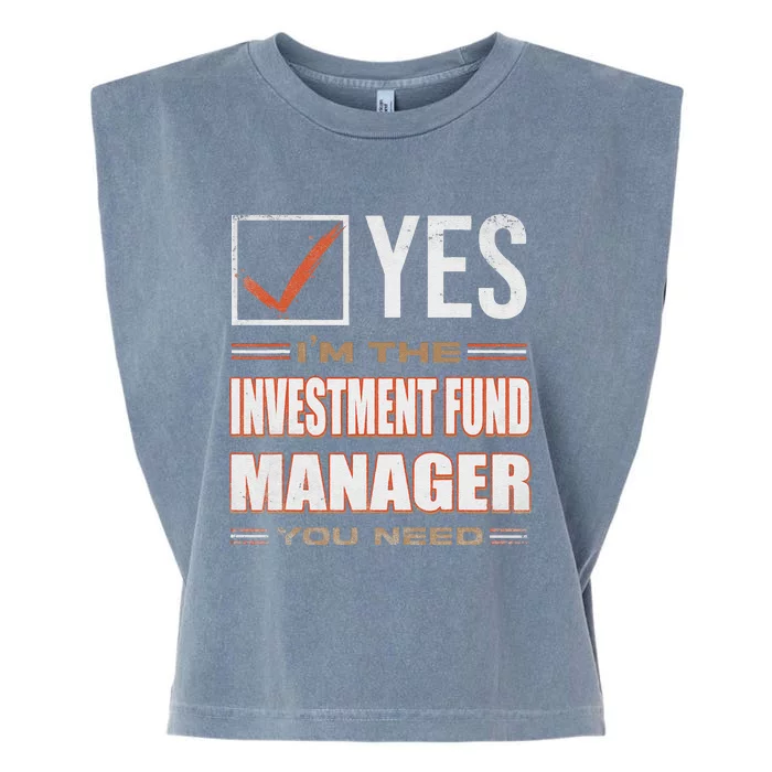 Retro Profession IM The Investment Fund Manager Garment-Dyed Women's Muscle Tee