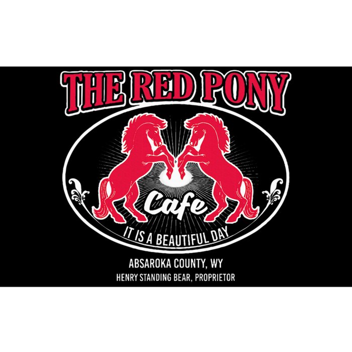 Red Pony ItS A Beautiful Day Bumper Sticker