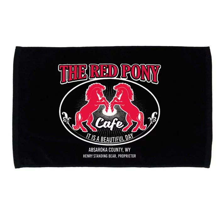 Red Pony ItS A Beautiful Day Microfiber Hand Towel