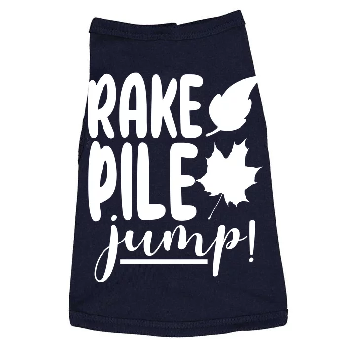 Rake Pile Jump Fall Lover Doggie Tank