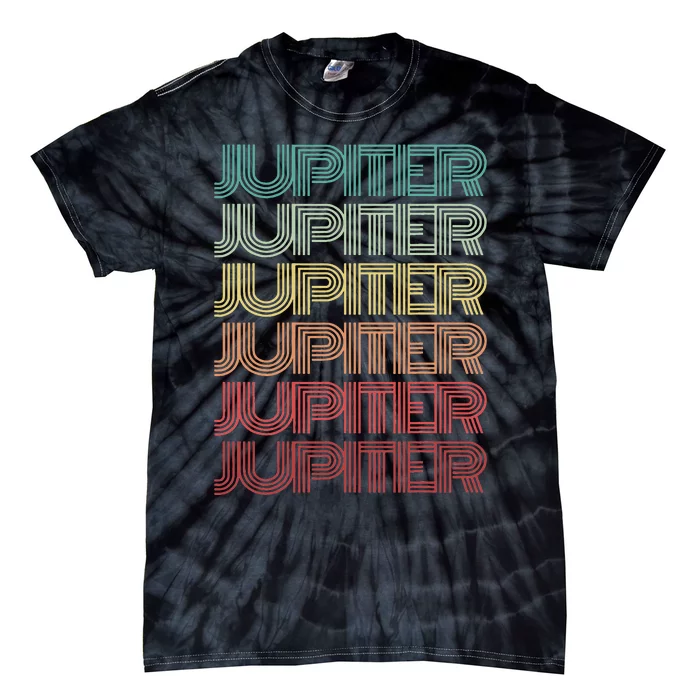 Retro Planet JUPITER Science Crew Astronomy Team Space Tie-Dye T-Shirt