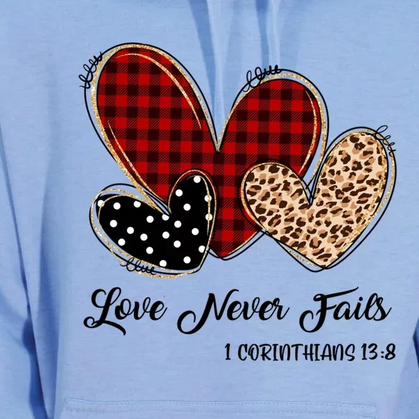 Red Plaid Leopard Prints Heart Valentines Like Love Jesus Gift Unisex Surf Hoodie