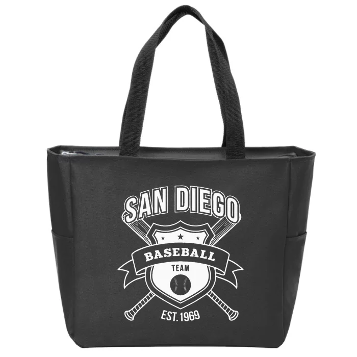 Retro Padre Look Tailgate Party Sport Fan Gift Zip Tote Bag