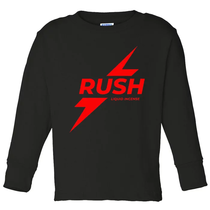 Rush Poppers Liquid Incense The Original Gay Bottom Toddler Long Sleeve Shirt