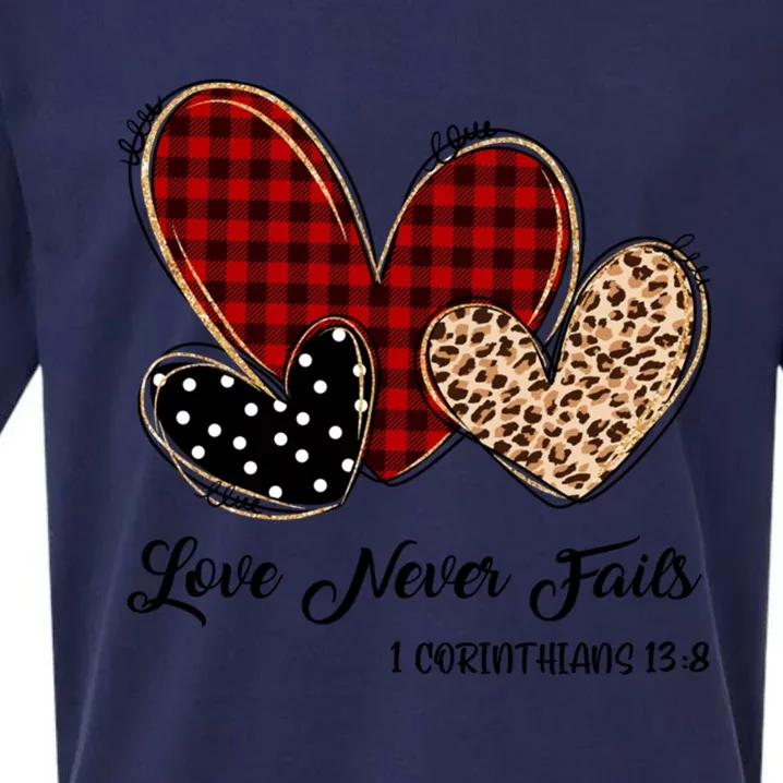 Red Plaid Leopard Prints Heart Valentines Like Love Jesus Gift Sueded Cloud Jersey T-Shirt