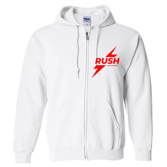 Rush Poppers Liquid Incense The Original Gay Bottom Full Zip Hoodie