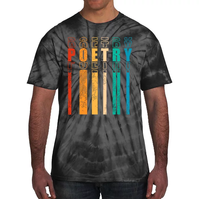 Retro Poetry Lyrics Literature Vintage Poet Tie-Dye T-Shirt