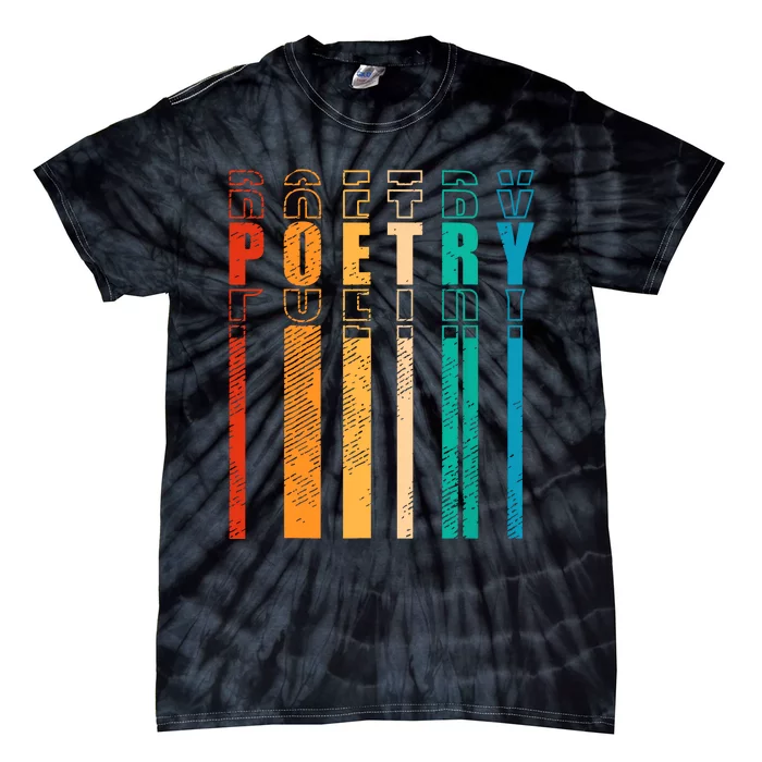 Retro Poetry Lyrics Literature Vintage Poet Tie-Dye T-Shirt