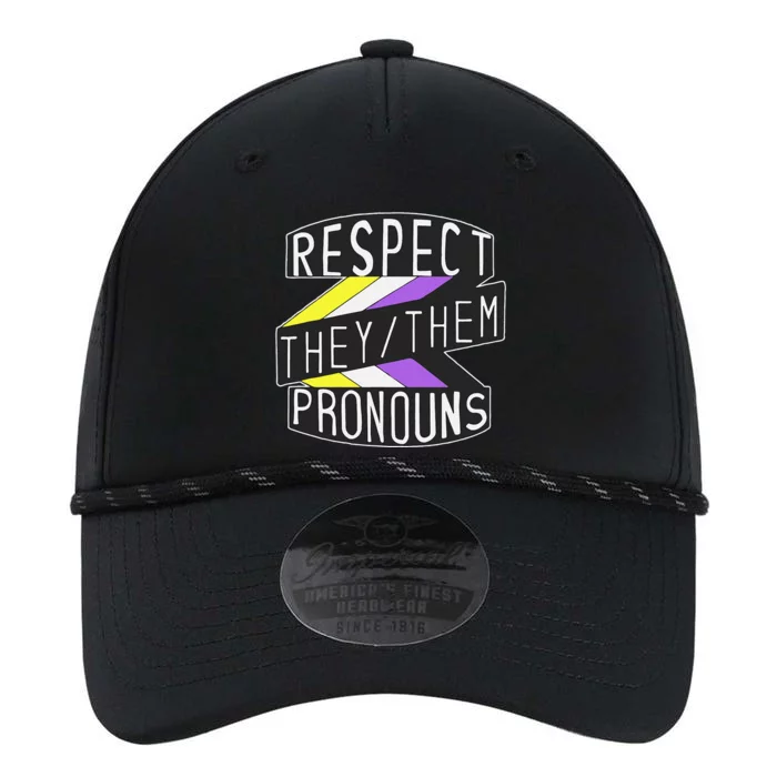 Respect Pronouns LGBT Nonbinary Pride Month LGBTQ Parade Performance The Dyno Cap