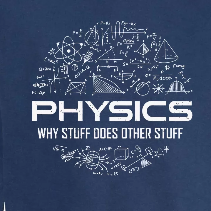 retro Physics Lover Physics Humor Garment-Dyed Sweatshirt