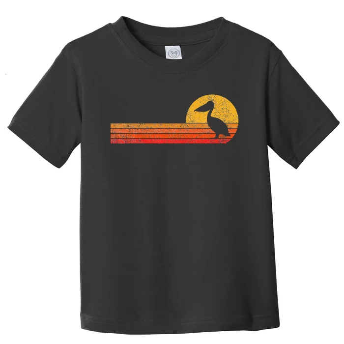 Retro Pelican Lover Funny Pelican Vintage Toddler T-Shirt