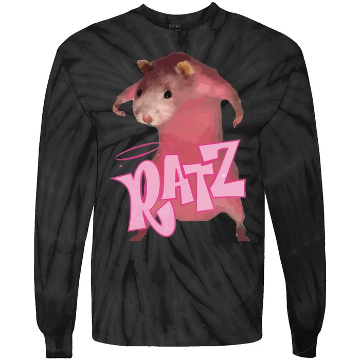 Ratz Pink Meme Tie-Dye Long Sleeve Shirt