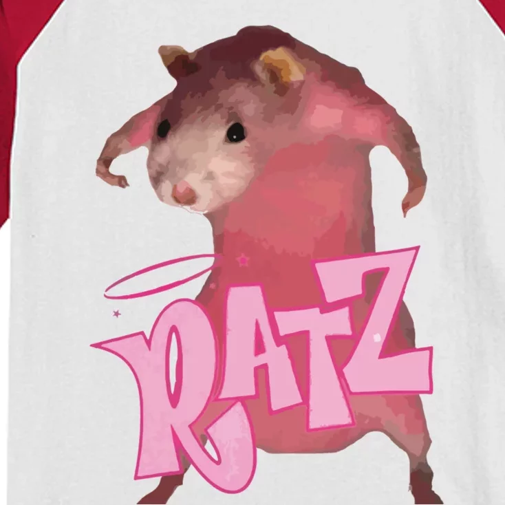 Ratz Pink Meme Kids Colorblock Raglan Jersey