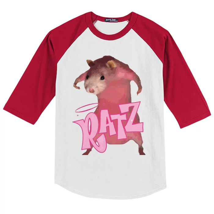 Ratz Pink Meme Kids Colorblock Raglan Jersey