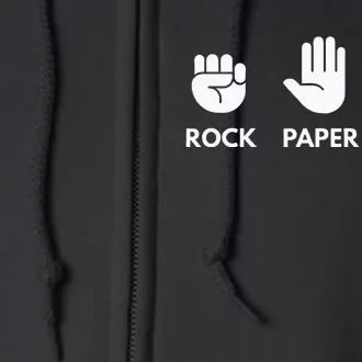 Rock Paper Metal Full Zip Hoodie