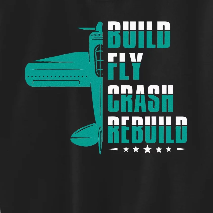 RC Pilot Model Airplane Pilot Model Flight Rc Airplane Kids Sweatshirt