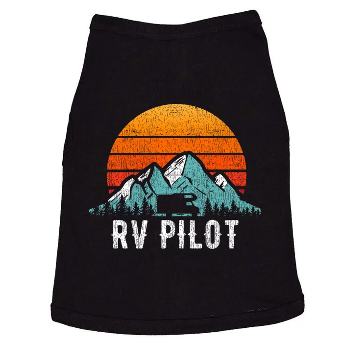 Rv Pilot Motorhome Travel Vacation Gift Doggie Tank