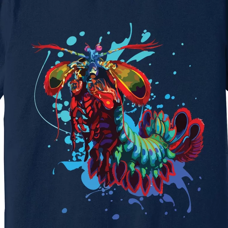 Rainbow Peacock Mantis Shrimp Premium T-Shirt