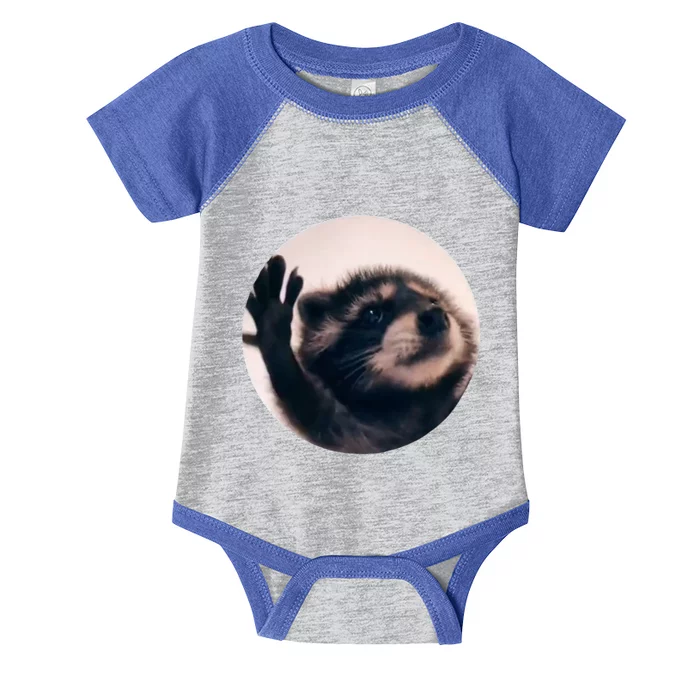 Raccoon Pedro Meme Vibing On Song Infant Baby Jersey Bodysuit