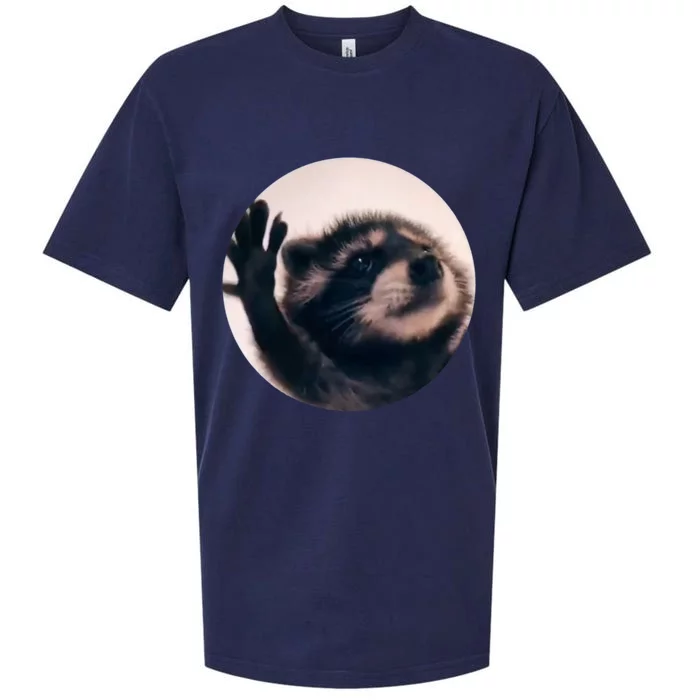 Raccoon Pedro Meme Vibing On Song Sueded Cloud Jersey T-Shirt