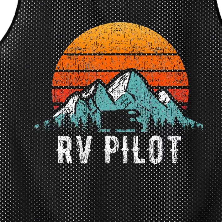 Rv Pilot Motorhome Travel Vacation Mesh Reversible Basketball Jersey Tank