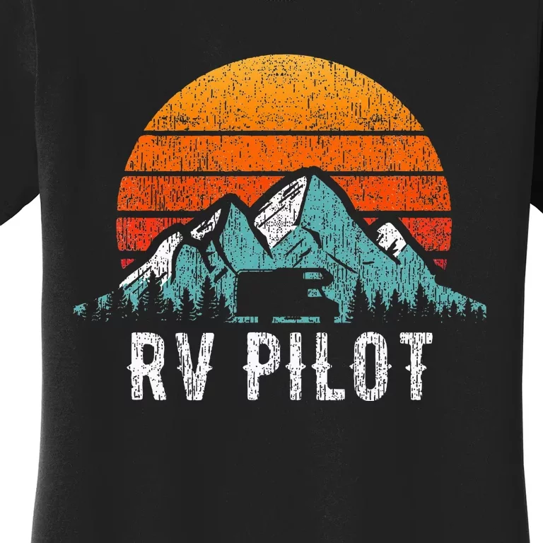 Rv Pilot Motorhome Travel Vacation Women's T-Shirt