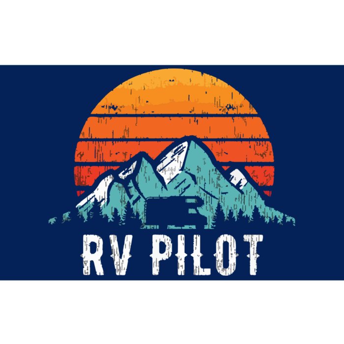 RV Pilot Motorhome Travel Stuff RV Vacation Retro RV Pilot Bumper Sticker