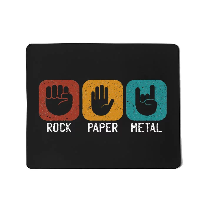 Rock Paper Metal Heavy Metal Music Mousepad