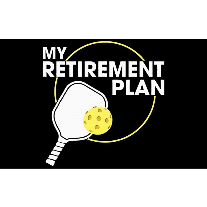 Retired Pickleball My Retirement Plan Pickleball Paddle Bumper Sticker