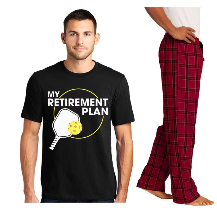 Retired Pickleball My Retirement Plan Pickleball Paddle Pajama Set