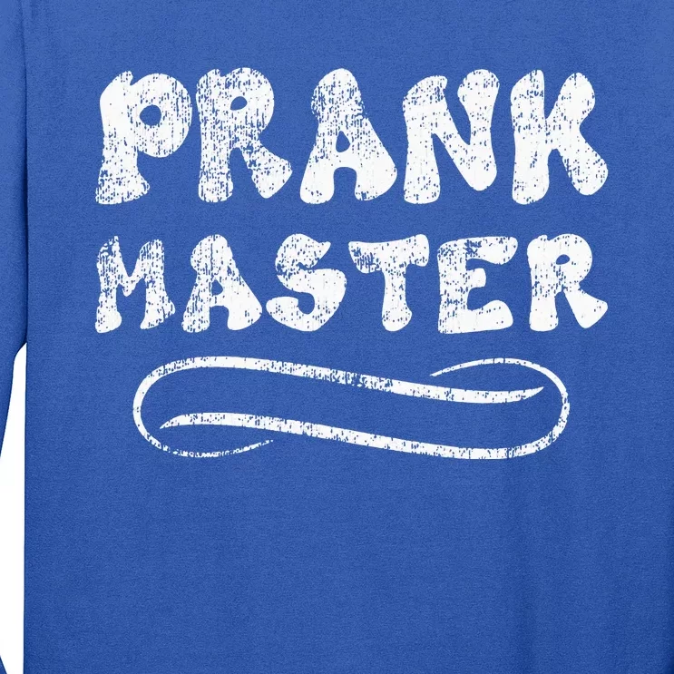 Retro Prank Master April Fool's Day Joke Graphic Art Long Sleeve Shirt