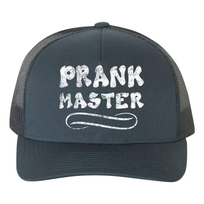 Retro Prank Master April Fool's Day Joke Graphic Art Yupoong Adult 5-Panel Trucker Hat