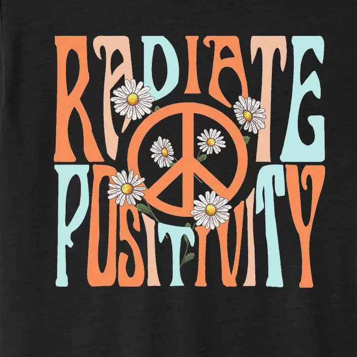 Radiate Positivity Motivational Boho Style ChromaSoft Performance T-Shirt