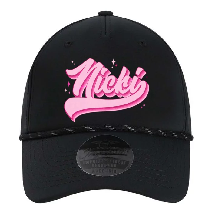 Retro Pink Nicki Performance The Dyno Cap