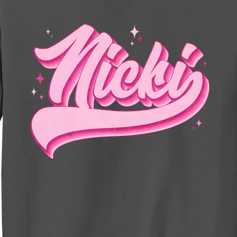 Retro Pink Nicki Tall Sweatshirt