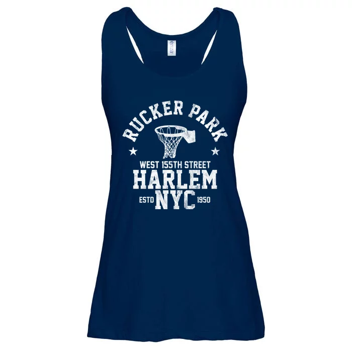 Rucker Park Nyc Streetball Ladies Essential Flowy Tank