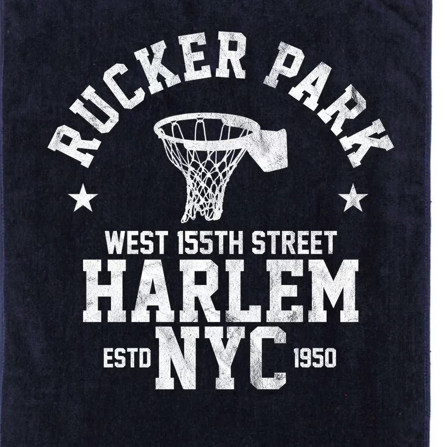 Rucker Park Nyc Streetball Platinum Collection Golf Towel