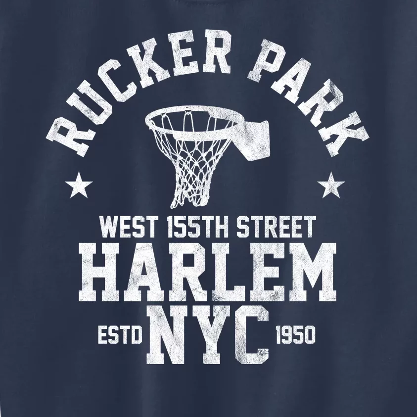 Rucker Park Nyc Streetball Kids Sweatshirt