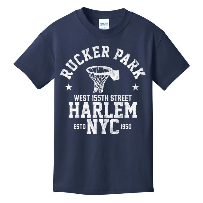 Rucker Park Nyc Streetball Kids T-Shirt