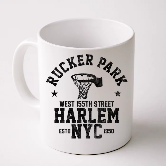 Rucker Park Nyc Streetball Front & Back Coffee Mug