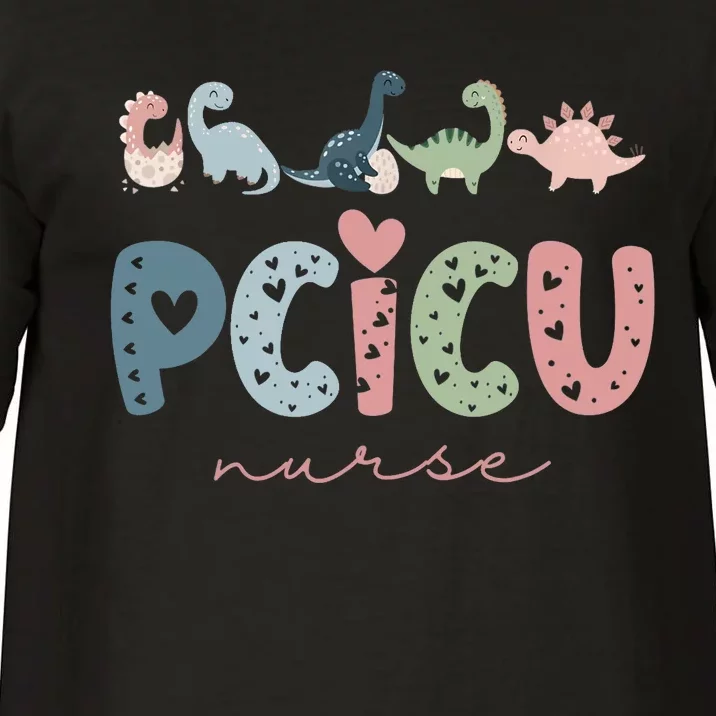 Retro Pcicu Nurse Icu Pediatric Cardiac Tiny Humans Comfort Colors T-Shirt