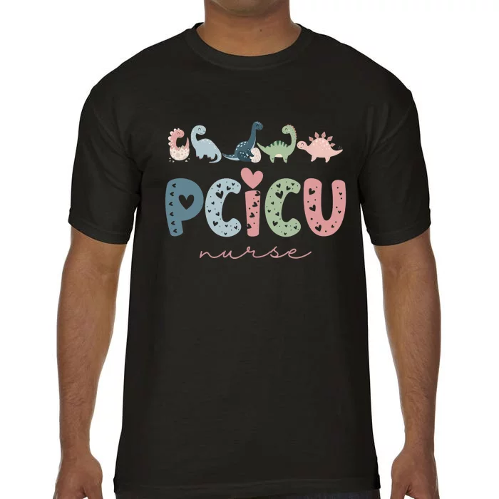 Retro Pcicu Nurse Icu Pediatric Cardiac Tiny Humans Comfort Colors T-Shirt