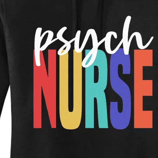 Retro Psych Nurse Psychiatric Nursing Psychology Health RN Women's Pullover Hoodie